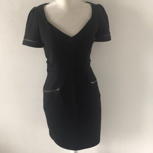 Jessica Simpson Black Dress With Zippers